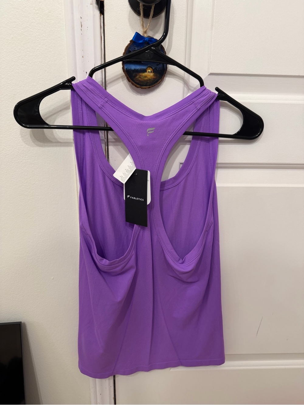 Fabletics Lavender Racerback Workout Tank - Picture 2 of 3